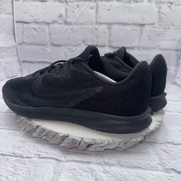 Nike Men's Downshifter 9 Running Shoe All Black Size 13 Sneakers AR4946-002 - Picture 5 of 9